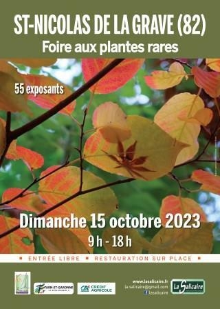 Foire aux plantes octobre 2023